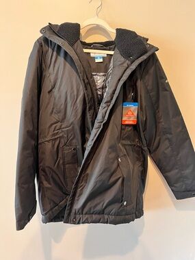 NWT Women’s Columbia Black Hooded Insulated Puffer Jacket 2x